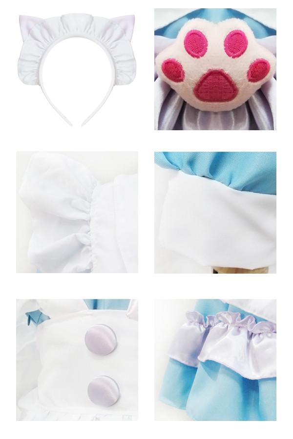 Pastel Cat Pawns Maid Dress SD00587 - SYNDROME - Cute Kawaii Harajuku Street Fashion Store