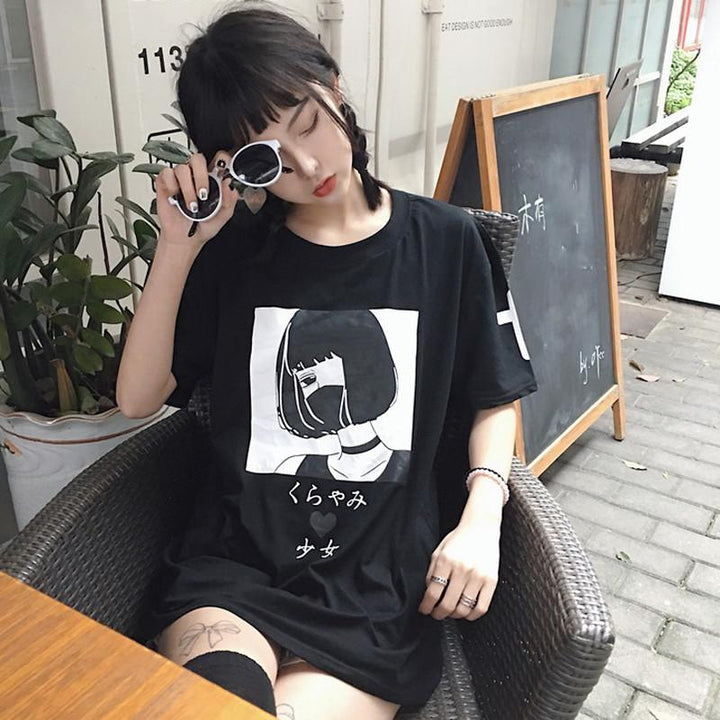 Harajuku Girl T-shirt SD01774 - SYNDROME - Cute Kawaii Harajuku Street Fashion Store
