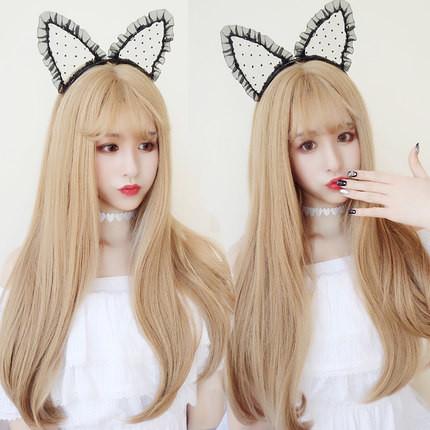 Blonde Straight Long Wig SD00642 - SYNDROME - Cute Kawaii Harajuku Street Fashion Store