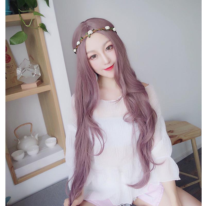 Gradient Purple Long Wave Wig SD00675 - SYNDROME - Cute Kawaii Harajuku Street Fashion Store