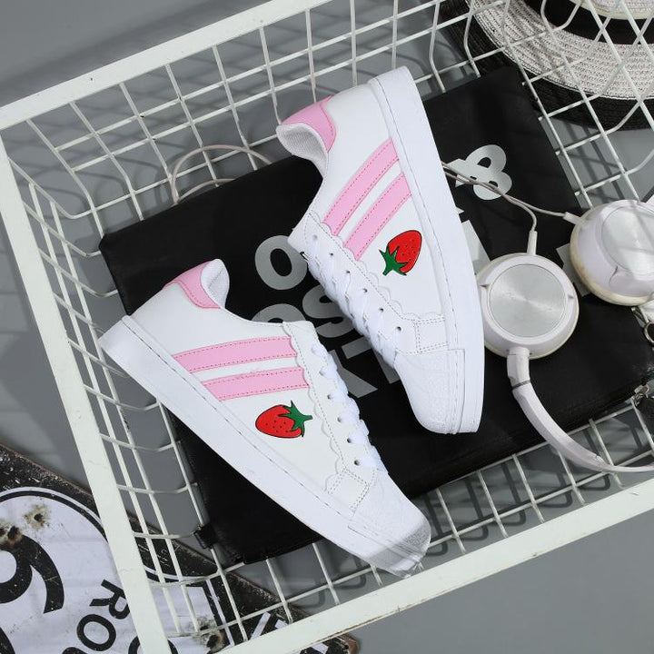 Strawberry Sneakers Shoes SD00616 - SYNDROME - Cute Kawaii Harajuku Street Fashion Store