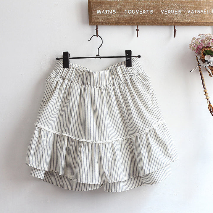 Double Ribbon Skirt Shorts SD01590 - SYNDROME - Cute Kawaii Harajuku Street Fashion Store