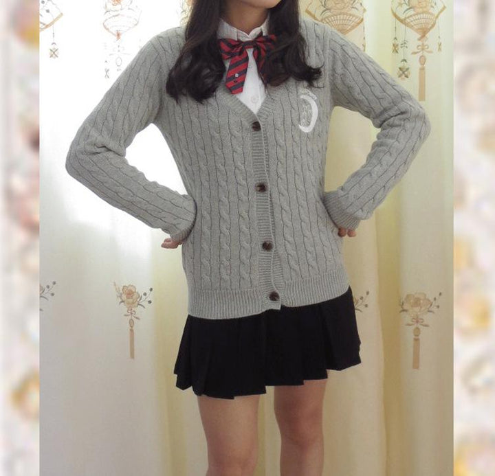 Sailor Moon Woolen Long-Sleeved Cardigan SD00254 - SYNDROME - Cute Kawaii Harajuku Street Fashion Store