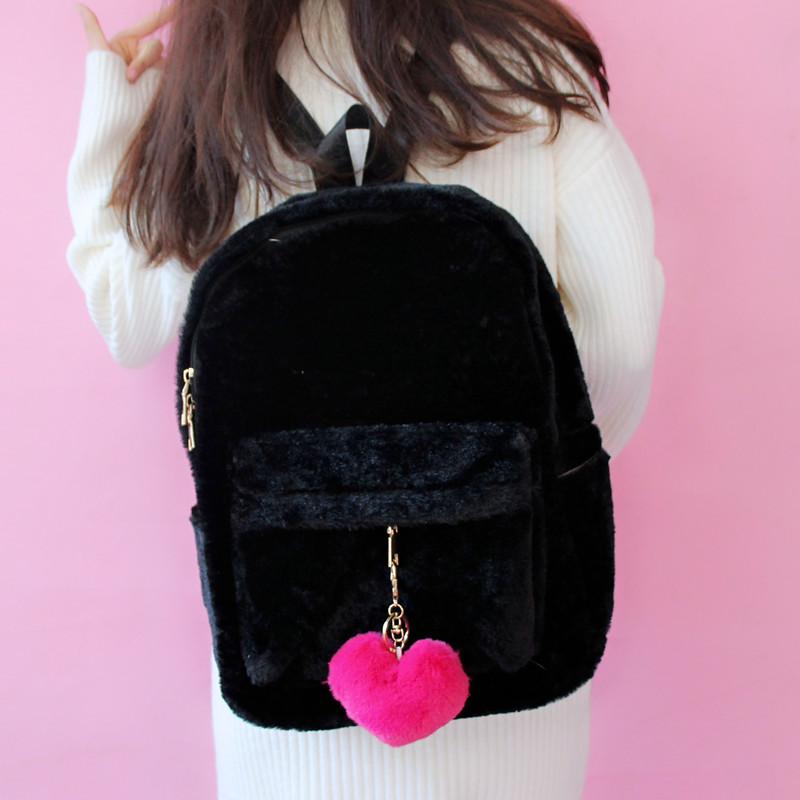 Plush Fluffy Backpack SD00715 - SYNDROME - Cute Kawaii Harajuku Street Fashion Store