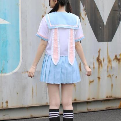 Bunny Pastel Carrot School Uniform SD00232 - SYNDROME - Cute Kawaii Harajuku Street Fashion Store