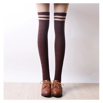 School Striped Knee Socks SD00442 - SYNDROME - Cute Kawaii Harajuku Street Fashion Store
