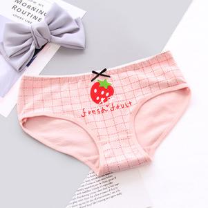 Panties Kawaii Cute Fruit Yummy Print Female Lingerie Thongs Briefs  Underwear for Women Cute Panties for Lady : : Fashion