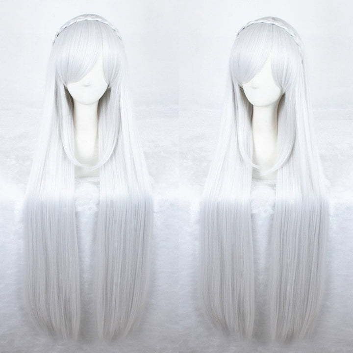 Re:Zero Emilia White Silver Wig SD00578 - SYNDROME - Cute Kawaii Harajuku Street Fashion Store