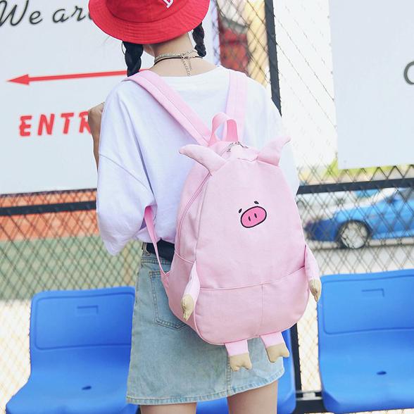 Pig Face With Legs Backpack SD02135 - SYNDROME - Cute Kawaii Harajuku Street Fashion Store
