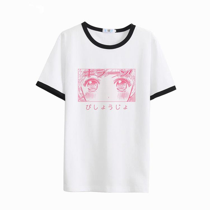 Anime Girl Eye T-shirt SD00779 - SYNDROME - Cute Kawaii Harajuku Street Fashion Store