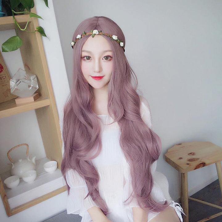 Gradient Purple Long Wave Wig SD00675 - SYNDROME - Cute Kawaii Harajuku Street Fashion Store