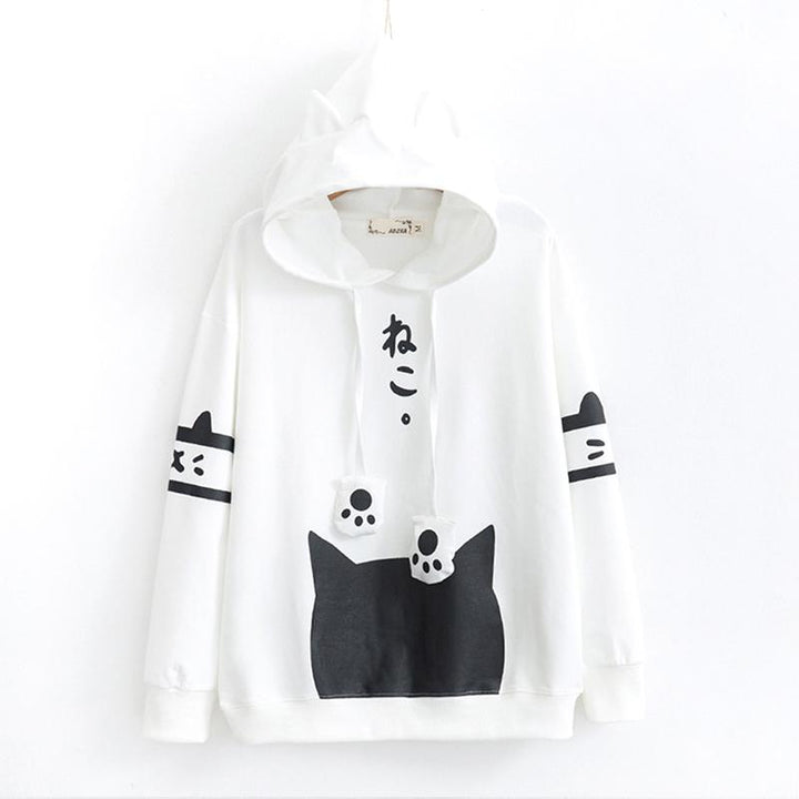 Neko Atsume Hoodie Sweater SD00267 - SYNDROME - Cute Kawaii Harajuku Street Fashion Store