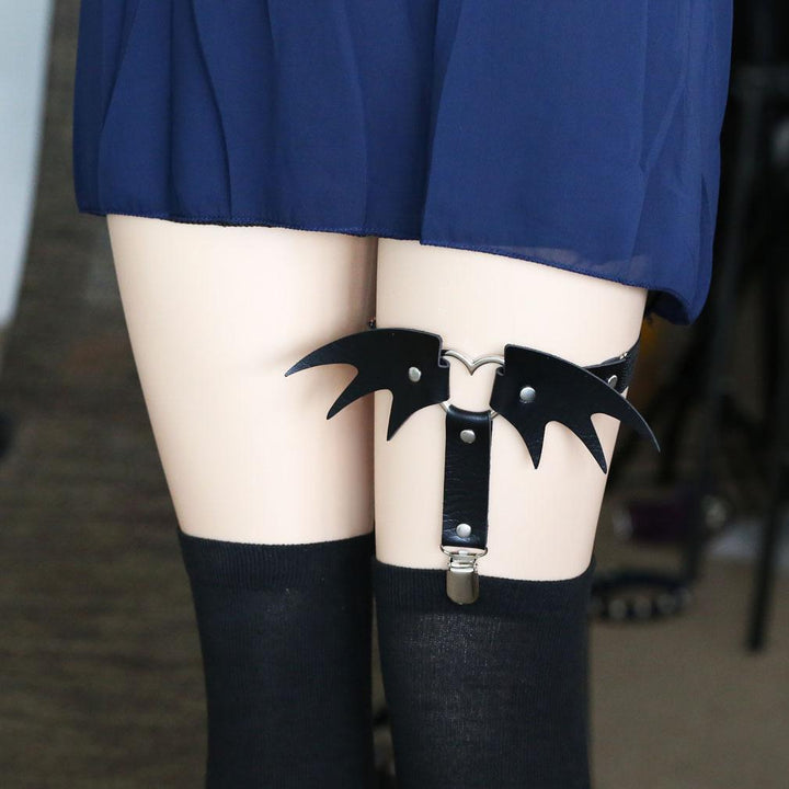 Bat Wing Heart Leg Garter SD01296 - SYNDROME - Cute Kawaii Harajuku Street Fashion Store