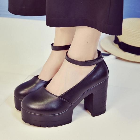 Casual Strap High-Heel Platform Shoes SD00240 - SYNDROME - Cute Kawaii Harajuku Street Fashion Store