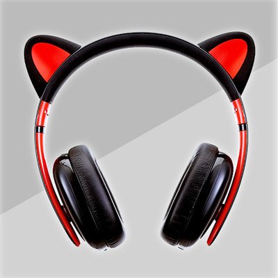 Kitty cat ear headphones hot sale