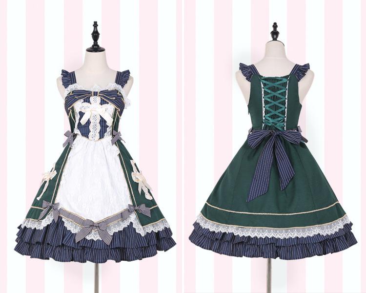 Lolita Lace Bow Strap Dress SD00824 - SYNDROME - Cute Kawaii Harajuku Street Fashion Store