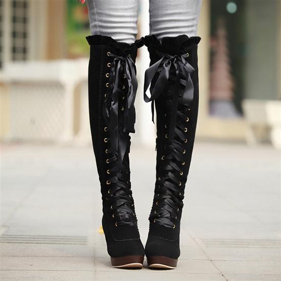 Cute long clearance boots