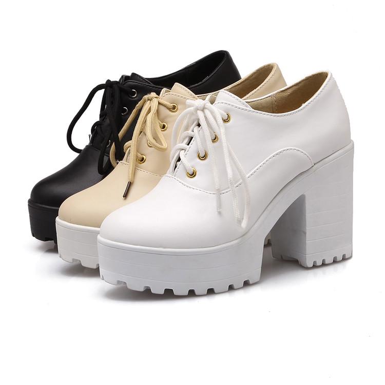 Korean Casual Soft Girl Platform High-Heel Shoes SD00244 – SYNDROME ...