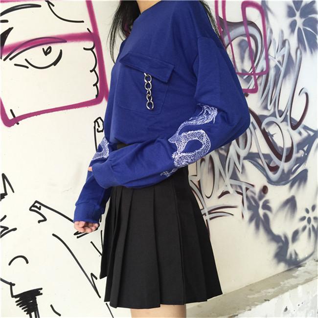 Dragon Sleeve Shirt SD00867 - SYNDROME - Cute Kawaii Harajuku Street Fashion Store