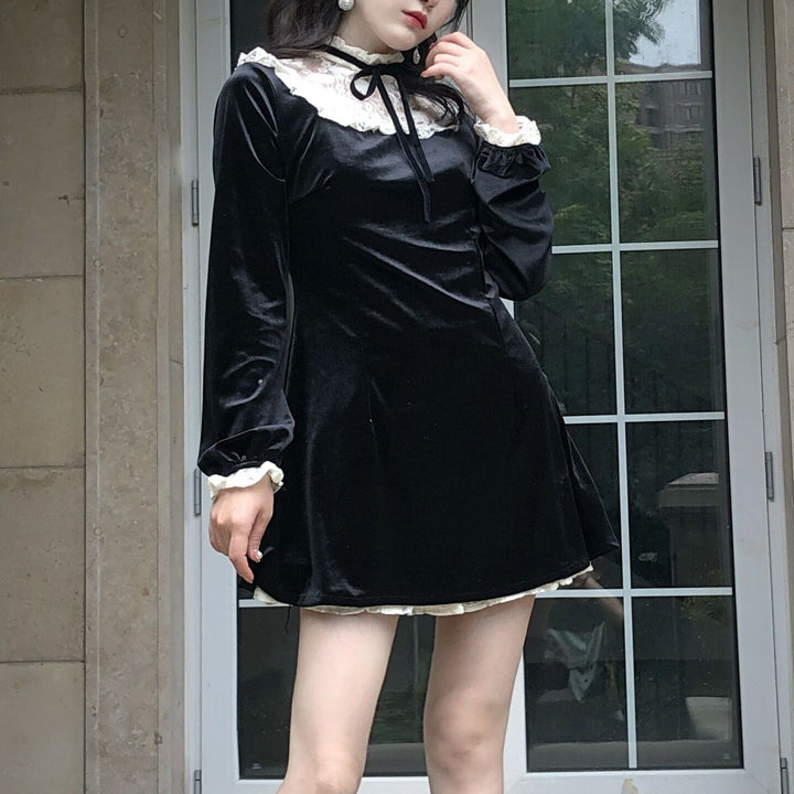 Velvet Lolita Lace Dress SD00987