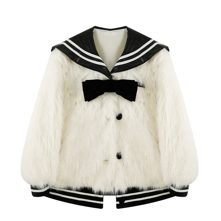 Winter Fluffy Sailor Jacket SD01899