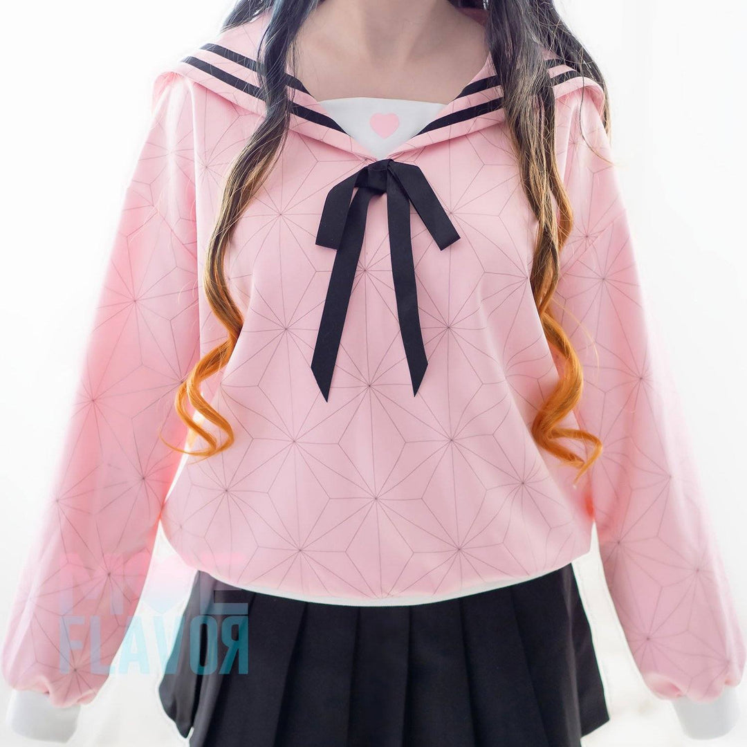 Nezuko School Sailor Sweater MF00673 - SYNDROME - Cute Kawaii Harajuku Street Fashion Store