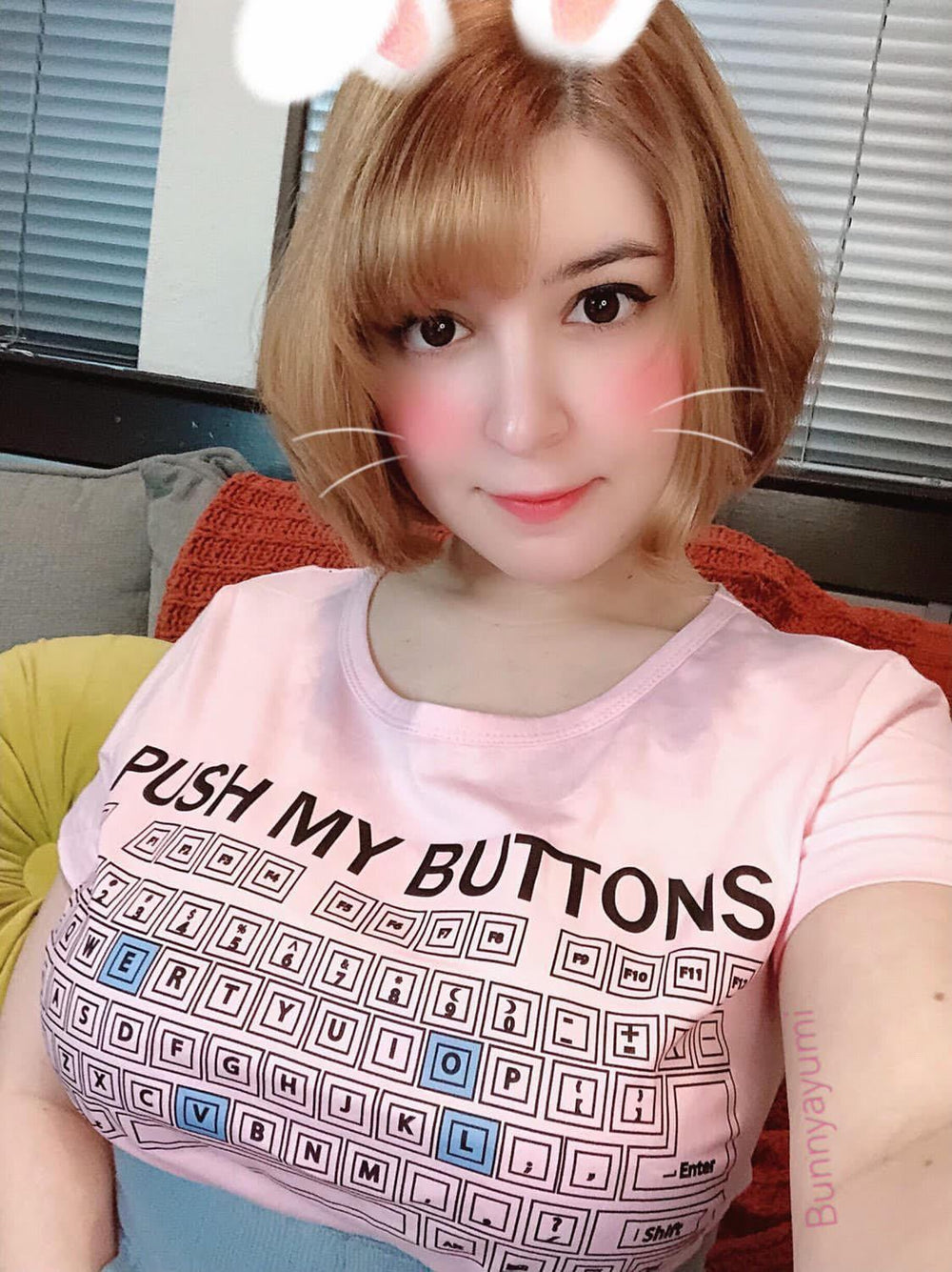 Push My Buttons T-shirt SD00507 - SYNDROME - Cute Kawaii Harajuku Street Fashion Store