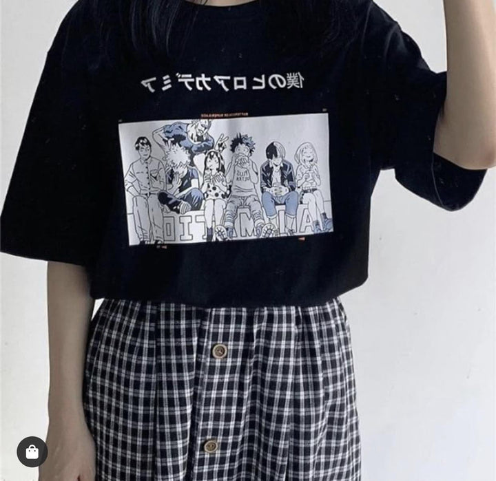 My Hero Academia Group T-shirt SD01476 - SYNDROME - Cute Kawaii Harajuku Street Fashion Store
