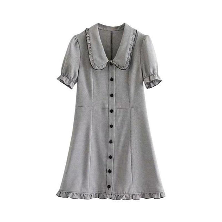 Korean Nayeon Twice Ruffled Collar Dress SD00286 – SYNDROME - Cute ...